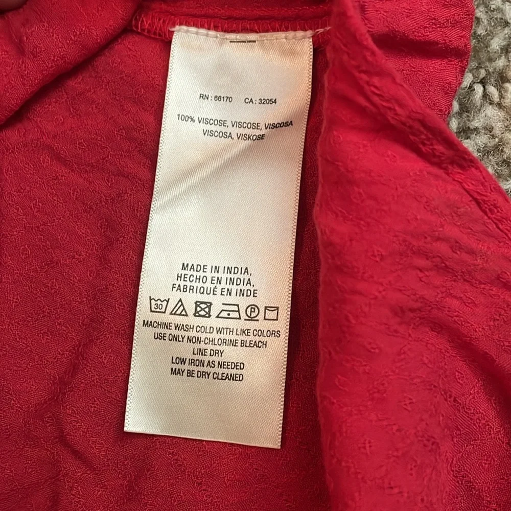 Anthropologie Maeve V Neck Long Sleeve Blouse - Picture 5 of 6